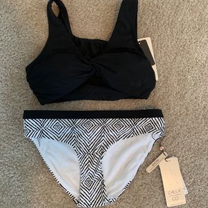 Calia Reversible Knot Top & Wide-Banded Bottoms